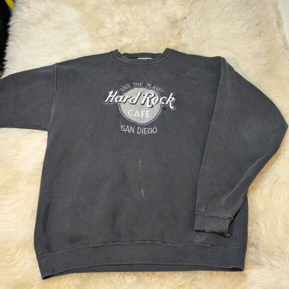 Vintage Hard Rock Cafe San Diego Sweatshirt Size Large - Picture 1 of 11